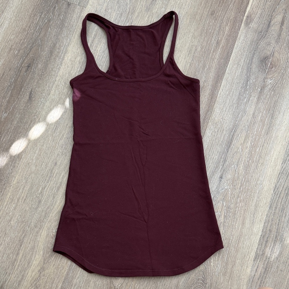 Lululemon Athletica Dark Red Tank Top